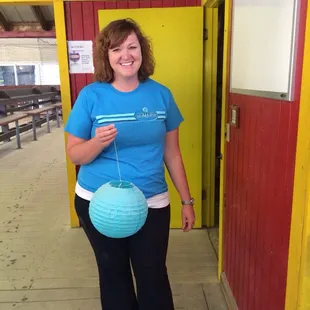 The manager - she was AWESOME