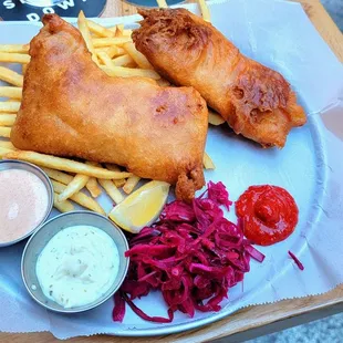 Friday Fish and Chips Plate 18$