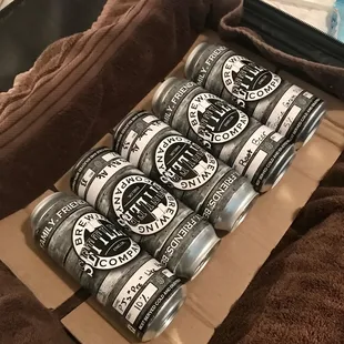 Taking home some tall boys!