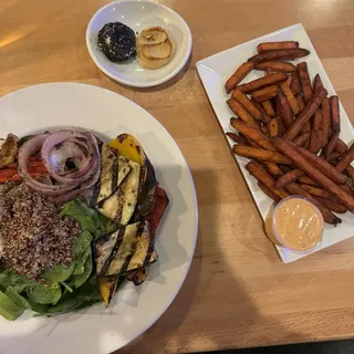 Chargrilled Vegetable & Goat Cheese Salad