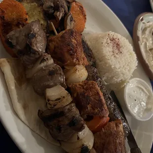 Mixed Kabob! 10/10 All The food Is So Fresh!