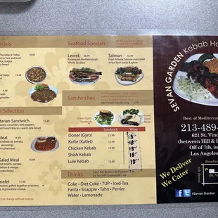 ramen and noodles, menu