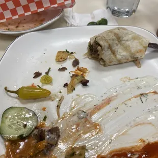 a plate of food