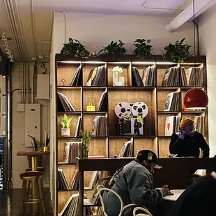 two people sitting at a table