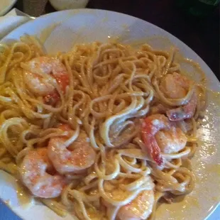 Shrimp pasta