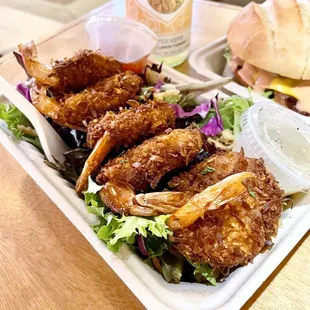 Coconut Shrimp salad