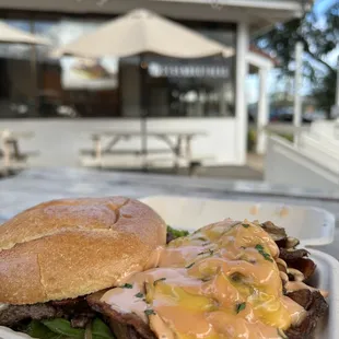 The Deep Blue Burger