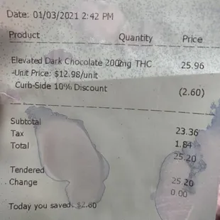 This is what I ended up getting because they RAISED the cost at pick-up.