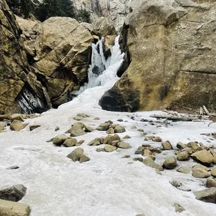 La cascada congelada