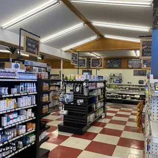 So many gluten free options and vegan options.  Well labeled.