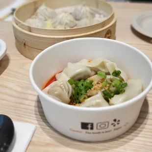 spicy wontons