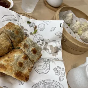 XLB and beef rolls