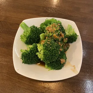 Broccoli with Oyster Garlic Sauce
