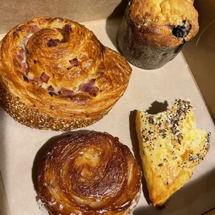 Had to eat half of the scone to make sure it is still delish!