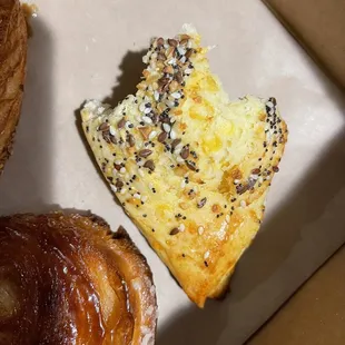 Cheddar scone. Great textures!