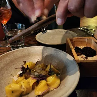 Truffles + pasta = Delicious!
