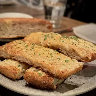 Garlic &amp; Parmesan Focaccia $8