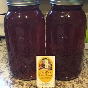 The Honey we use from Sara Bee Farms!  Sourced locally here in Ohio!