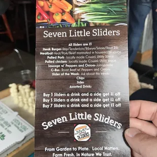 They were serving on the front patio of The Ohio Taproom. Found their flier inside on the bar.