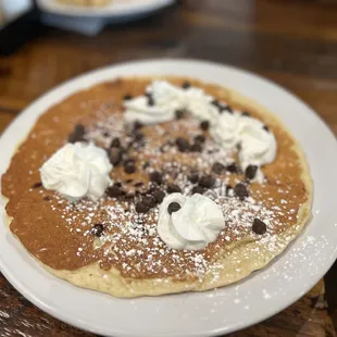 Chocolate chip pancake