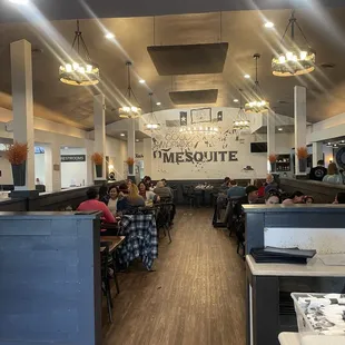 View when you walk in.