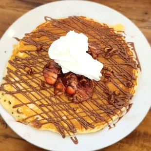 Strawberry Nutella pancake