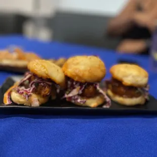 Honey buffalo sliders