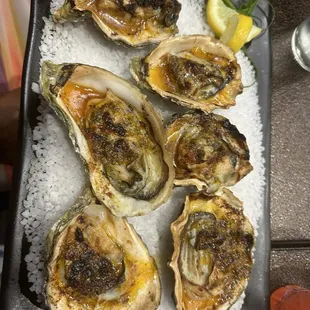 The oysters that were fresh and delicious