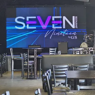 The bright sign of restaurant