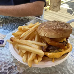 Double western divide burger