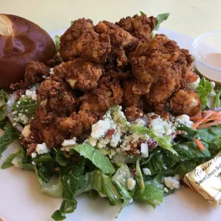 Buttermilk Fried Chicken Salad from the Salads Kiosk