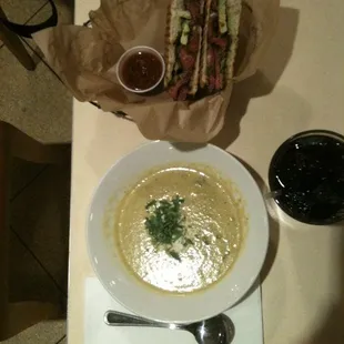 Steak Torta &amp; Corn Chowder