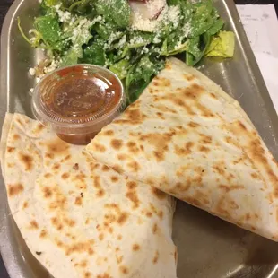 Chipotle chicken quesadilla from Rick Bayless&apos;s Frontera Fresco