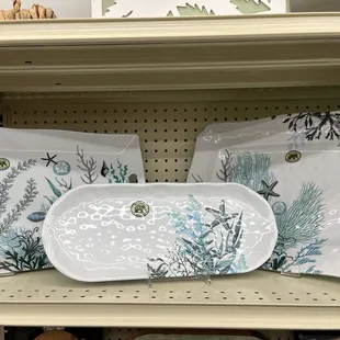 a variety of decorative dishes