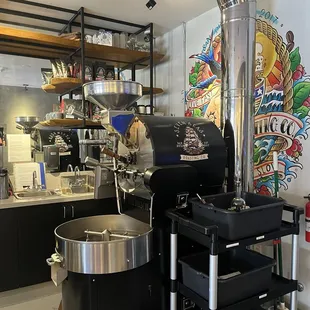 Roaster right inside