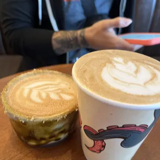 Dirty chai latte