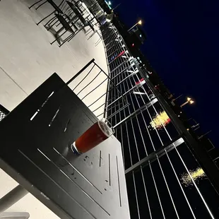 Plenty of selections. Enjoy a beer over the riverfront.