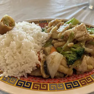 Chicken with mixed vegetables