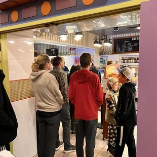 Long lines everywhere