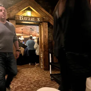 Packed restaurant/bar.