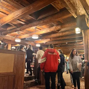 Long lines and crowds everywhere