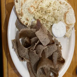 Gyro platter