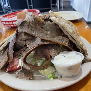 Gyro Greek Salad