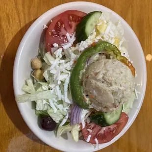 Salad that came with the gyro platter