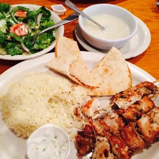 The gyro dinner was more than I could eat. Excellent food. If I lived here I would eat here often.