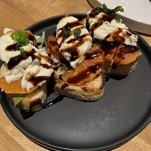 Blood Orange Bruschetta