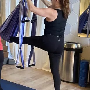 Should've put my foot in the lower straps