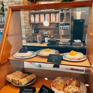 a variety of pastries