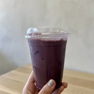 Ube Macapuno Latte