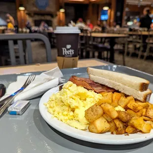 Breakfast platter $12.50